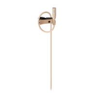 SUBMINIATURE OMNIDIRECTIONAL CONDENSER LAPEL MICROPHONE WITH 55&quot; UNTERMINATED CABLE, BEIGE